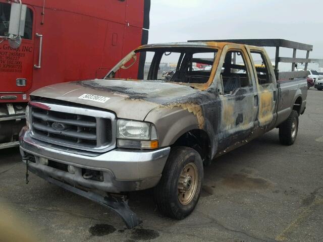 1FTSW31P23EC97638 - 2003 FORD F350 SRW S TAN photo 2