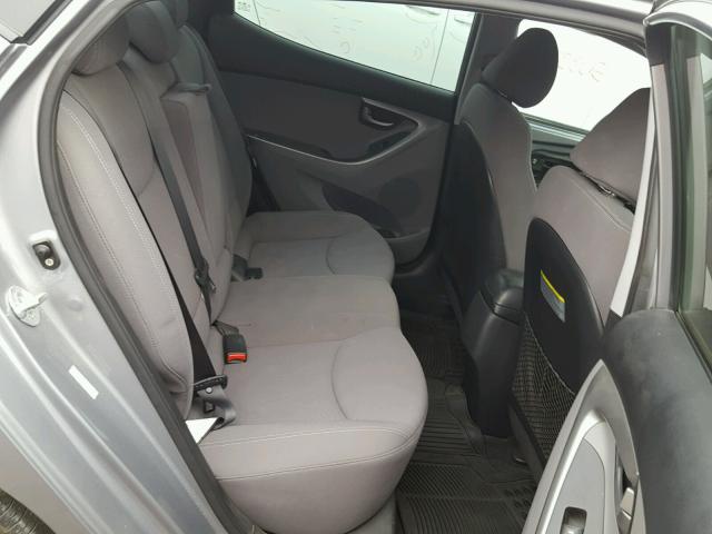 KMHDH4AE2EU157472 - 2014 HYUNDAI ELANTRA SE SILVER photo 6