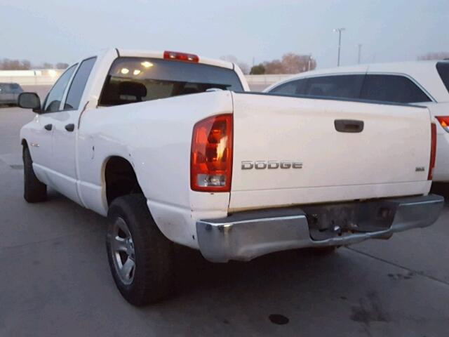 1D7HA18N34S755343 - 2004 DODGE RAM 1500 S WHITE photo 3