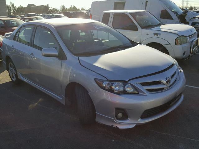 5YFBU4EE1DP148517 - 2013 TOYOTA COROLLA BA SILVER photo 1