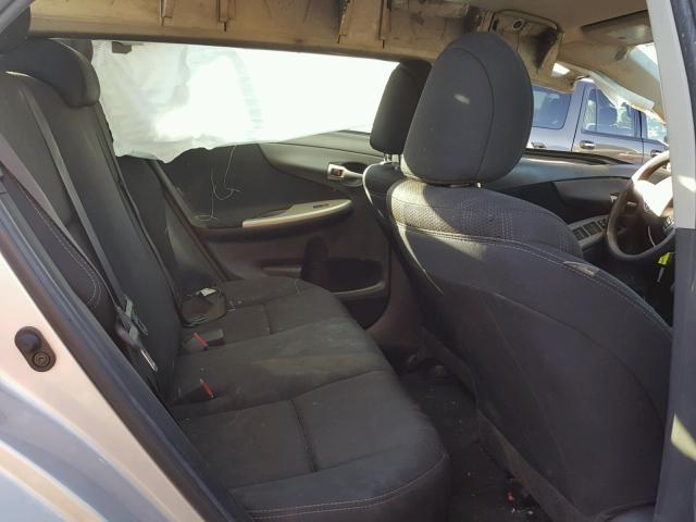 5YFBU4EE1DP148517 - 2013 TOYOTA COROLLA BA SILVER photo 6