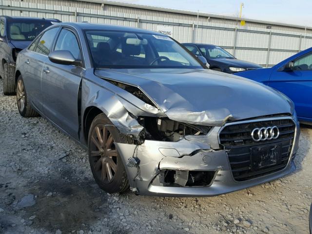 WAUGFAFC7DN101899 - 2013 AUDI A6 PREMIUM SILVER photo 1