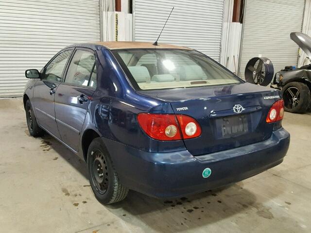 1NXBR32EX6Z671763 - 2006 TOYOTA COROLLA CE BLUE photo 3