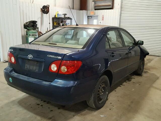 1NXBR32EX6Z671763 - 2006 TOYOTA COROLLA CE BLUE photo 4