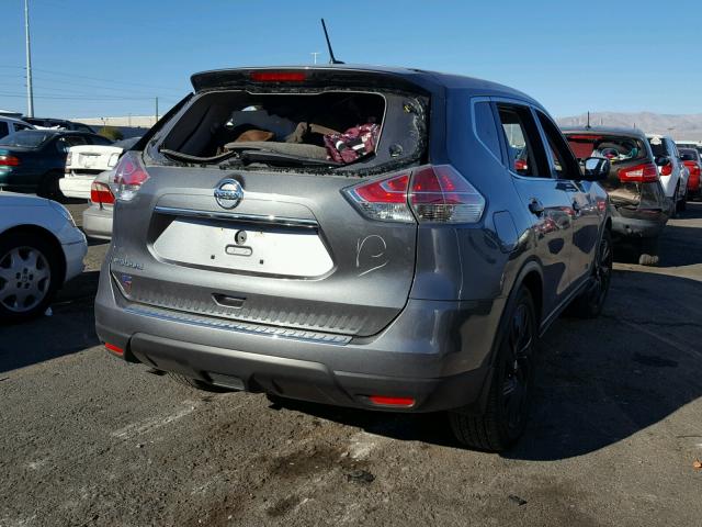 5N1AT2MN4GC848481 - 2016 NISSAN ROGUE S CHARCOAL photo 4