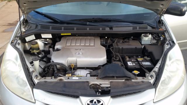 5TDZK23C87S001066 - 2007 TOYOTA SIENNA CE SILVER photo 7