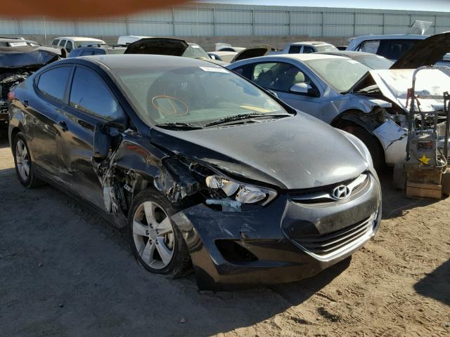 KMHDH4AE8DU506326 - 2013 HYUNDAI ELANTRA GL BLACK photo 1