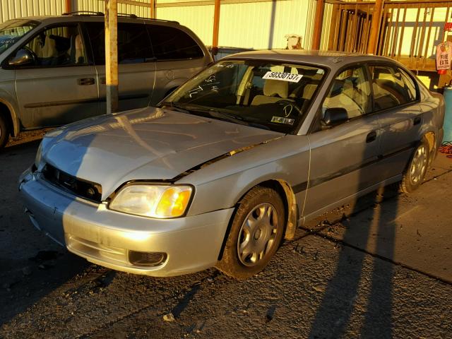 4S3BE635027208040 - 2002 SUBARU LEGACY L SILVER photo 2