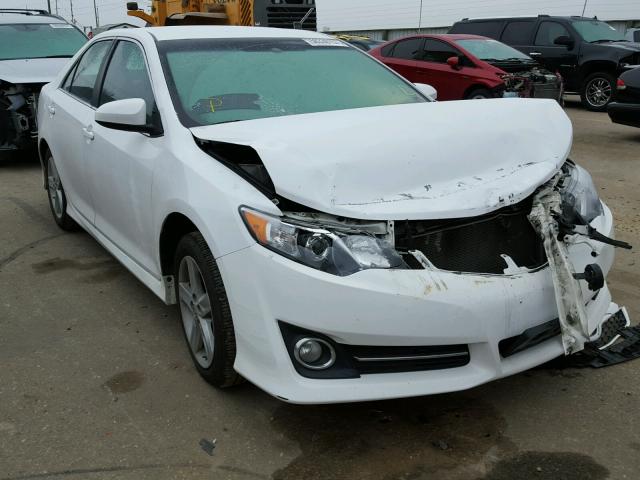 4T1BF1FKXDU217801 - 2013 TOYOTA CAMRY L WHITE photo 1