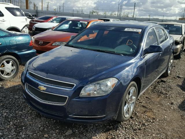 1G1ZC5EBXAF325378 - 2010 CHEVROLET MALIBU 1LT BLUE photo 2