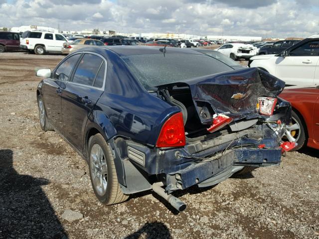 1G1ZC5EBXAF325378 - 2010 CHEVROLET MALIBU 1LT BLUE photo 3