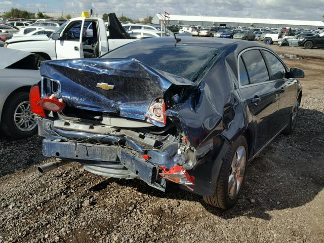 1G1ZC5EBXAF325378 - 2010 CHEVROLET MALIBU 1LT BLUE photo 4