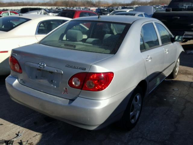 1NXBR32E27Z786830 - 2007 TOYOTA COROLLA CE SILVER photo 4