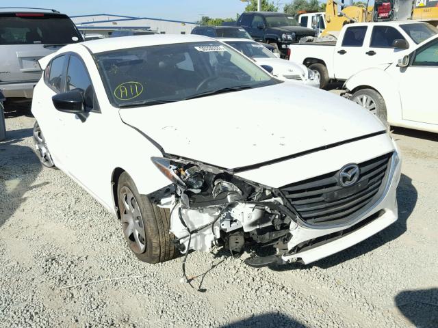 JM1BM1T78E1202470 - 2014 MAZDA 3 SV WHITE photo 1