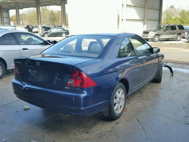 1HGEM22983L073302 - 2003 HONDA CIVIC EX BLUE photo 4