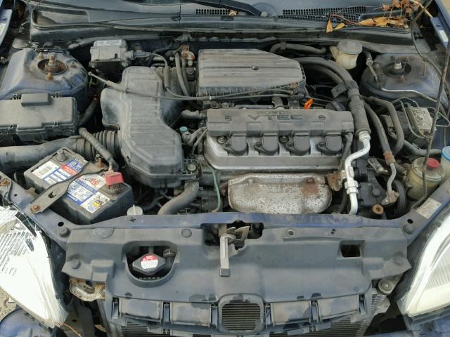 1HGEM22983L073302 - 2003 HONDA CIVIC EX ლურჯი ფოტო 7