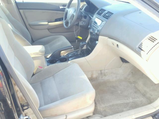 1HGCM56307A100881 - 2007 HONDA ACCORD SE BLACK photo 5