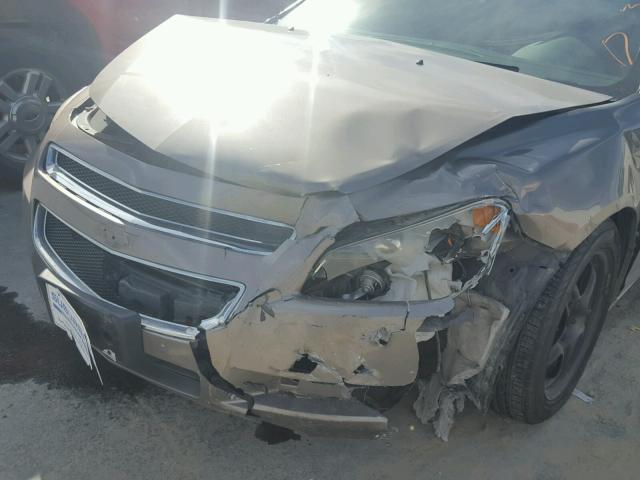 1G1ZC5E06AF180029 - 2010 CHEVROLET MALIBU 1LT BEIGE photo 9