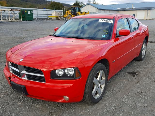 2B3CK5CT9AH181740 - 2010 DODGE CHARGER R/ RED photo 2