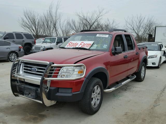 1FMEU31K67UA46880 - 2007 FORD EXPLORER S RED photo 2