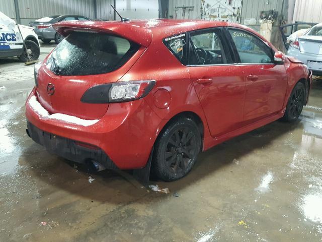 JM1BL1L41C1615871 - 2012 MAZDA SPEED 3 RED photo 4