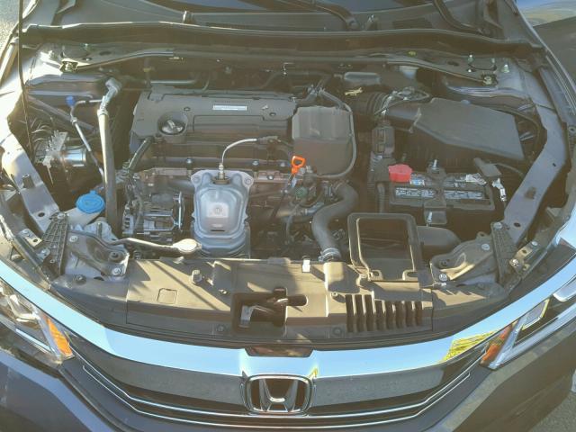 1HGCR2F53GA230624 - 2016 HONDA ACCORD SPO GRAY photo 7