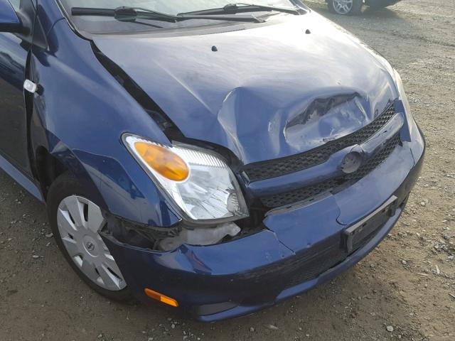 JTKKT604X65007175 - 2006 TOYOTA SCION XA BLUE photo 9