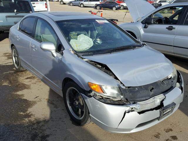 1HGFA16817L027695 - 2007 HONDA CIVIC EX SILVER photo 1