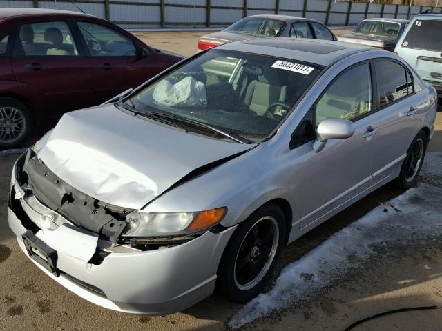 1HGFA16817L027695 - 2007 HONDA CIVIC EX 银色 照片 2