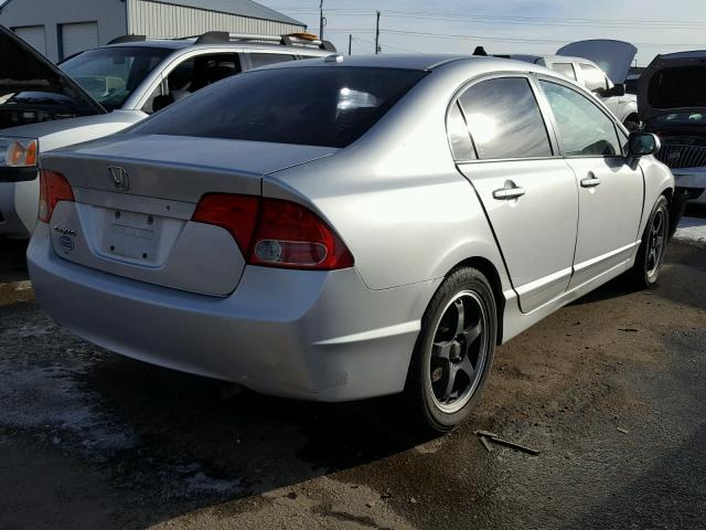 1HGFA16817L027695 - 2007 HONDA CIVIC EX SILVER photo 4