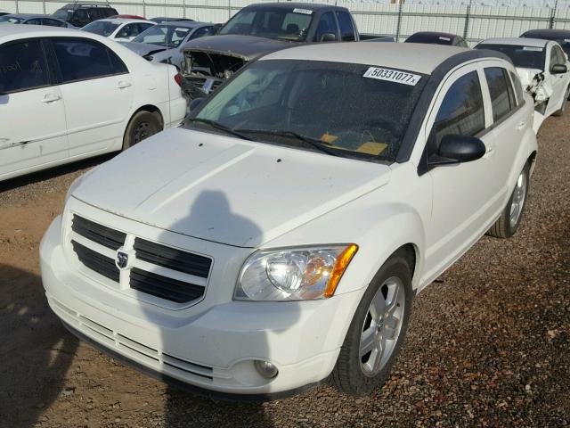 1B3HB48A99D164520 - 2009 DODGE CALIBER SX WHITE photo 2