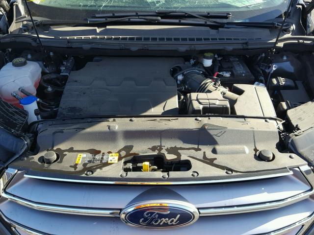 2FMPK4J80HBB57151 - 2017 FORD EDGE SEL CHARCOAL photo 7