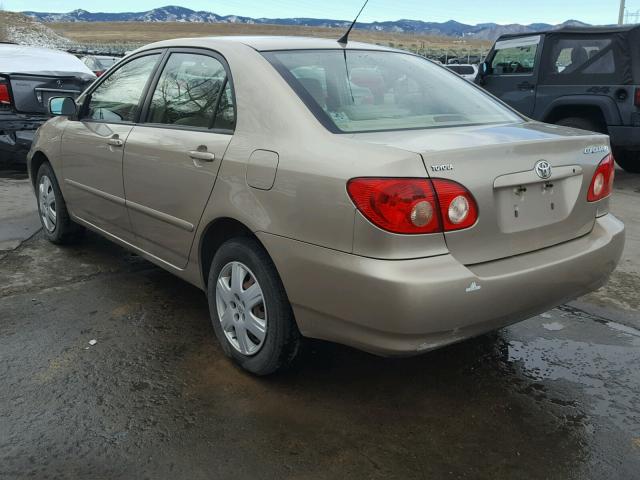 1NXBR32E26Z645819 - 2006 TOYOTA COROLLA CE GOLD photo 3