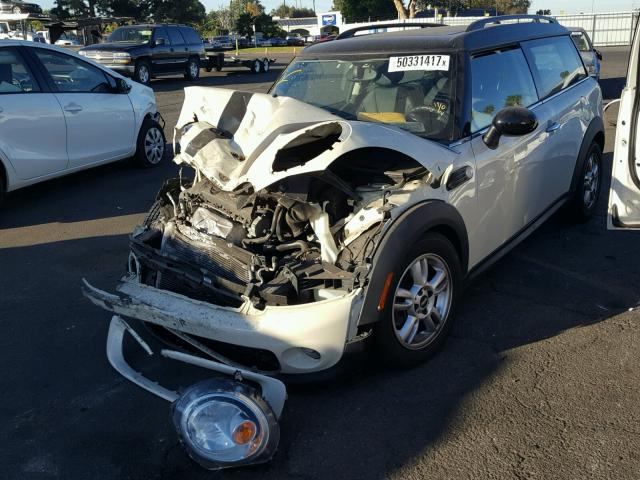 WMWZF3C58CT189219 - 2012 MINI COOPER CLU CREAM photo 2