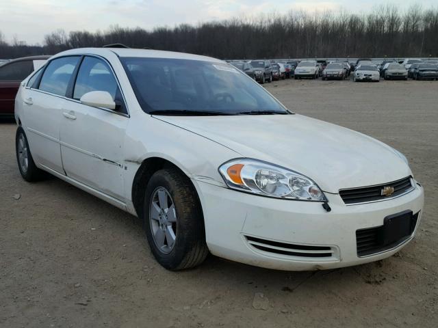 2G1WT55N481295941 - 2008 CHEVROLET IMPALA LT WHITE photo 1