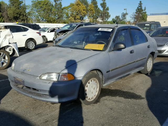 JHMEG8656SS041385 - 1995 HONDA CIVIC LX GRAY photo 2