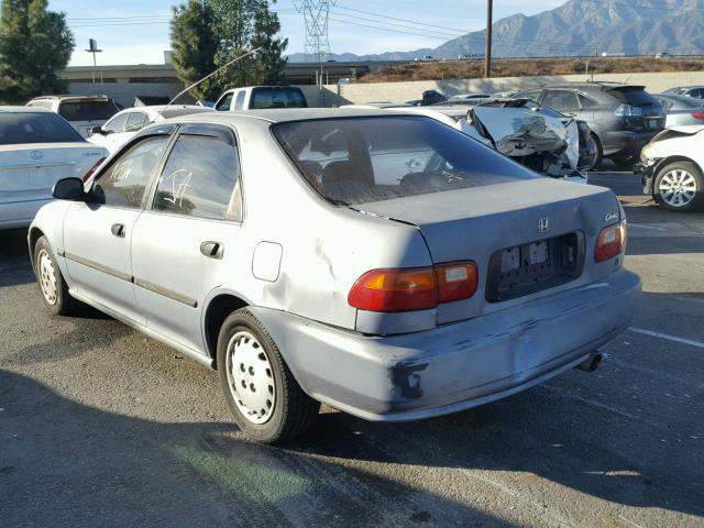 JHMEG8656SS041385 - 1995 HONDA CIVIC LX GRAY photo 3