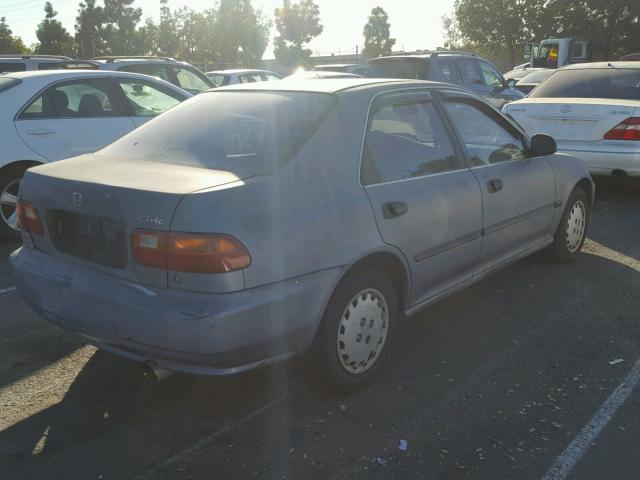 JHMEG8656SS041385 - 1995 HONDA CIVIC LX GRAY photo 4