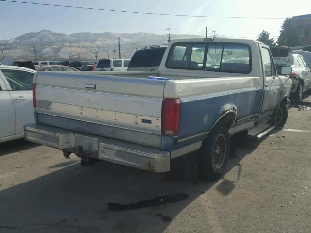 2FTDF15N2MCA21585 - 1991 FORD F150 TWO TONE photo 4