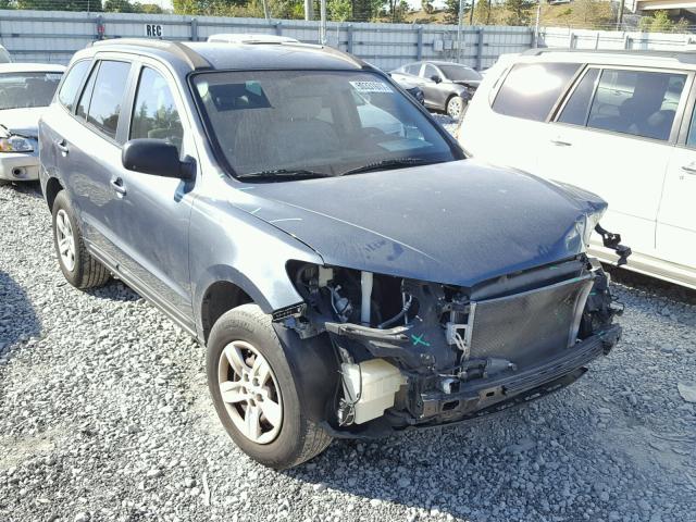 5NMSG13D89H315313 - 2009 HYUNDAI SANTA FE G BLUE photo 1