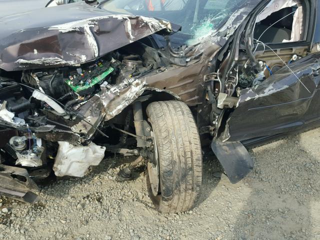 1G11C5SL1FF155428 - 2015 CHEVROLET MALIBU 1LT 棕色 照片 9