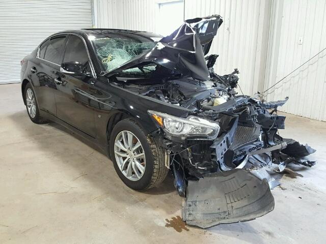 JN1BV7AP9EM676836 - 2014 INFINITI Q50 BASE BLACK photo 1