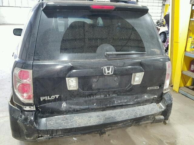 5FNYF18228B051459 - 2008 HONDA PILOT VP BLACK photo 9