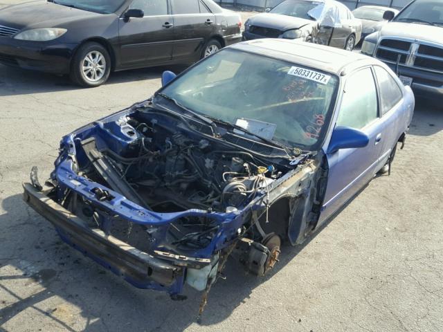 1HGEM1152YL119268 - 2000 HONDA CIVIC SI BLUE photo 2