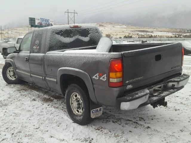 1GCHK29U22E234015 - 2002 CHEVROLET SILVERADO GRAY photo 3