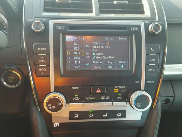 4T1BF1FK0CU547249 - 2012 TOYOTA CAMRY BASE RED photo 9