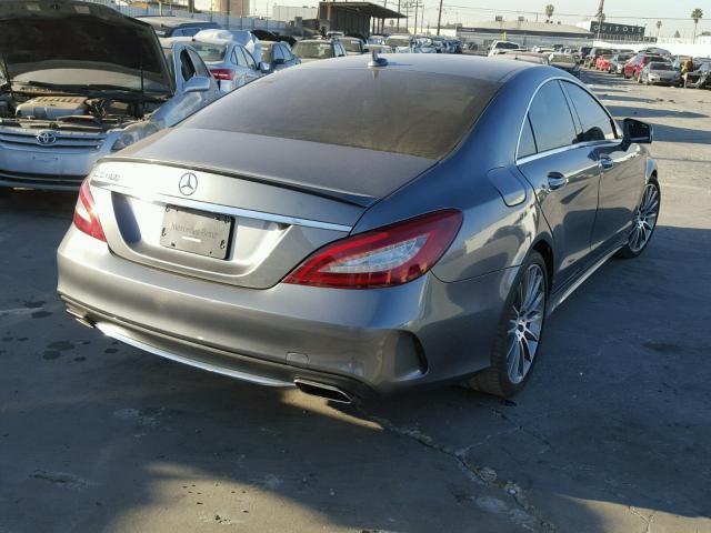 WDDLJ6FB6GA174963 - 2016 MERCEDES-BENZ CLS 400 GRAY photo 4