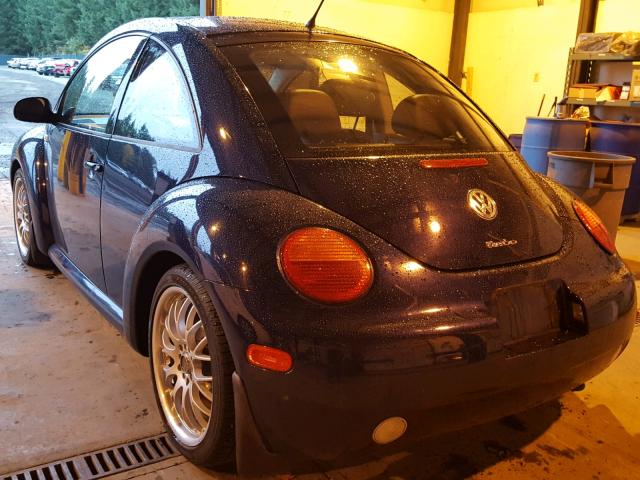 3VWDD21C63M426817 - 2003 VOLKSWAGEN NEW BEETLE 蓝色 照片 3
