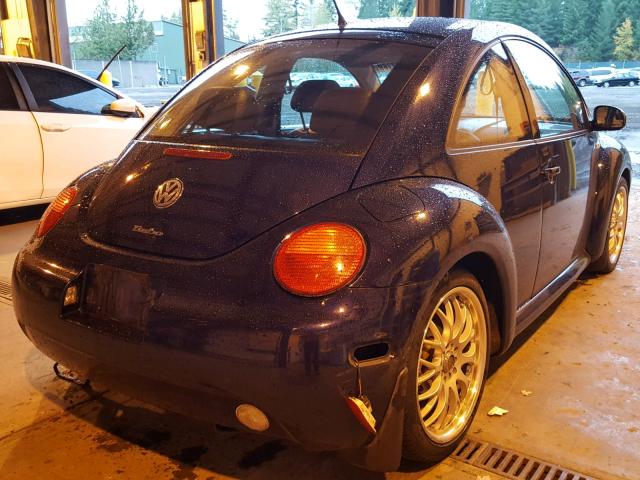 3VWDD21C63M426817 - 2003 VOLKSWAGEN NEW BEETLE 蓝色 照片 4