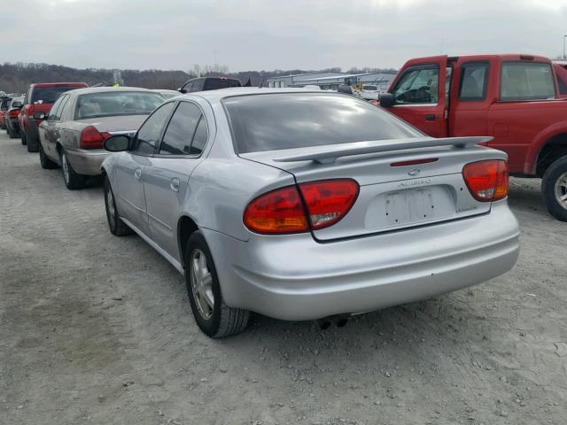 1G3NL52F44C135191 - 2004 OLDSMOBILE ALERO GL SILVER photo 3